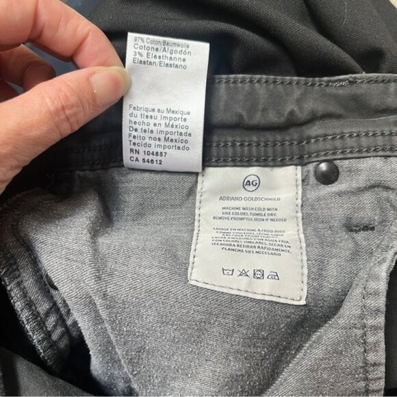AG Adriano Goldschmied everett slim straight denim  jeans Sz 33 - Picture 10 of 16